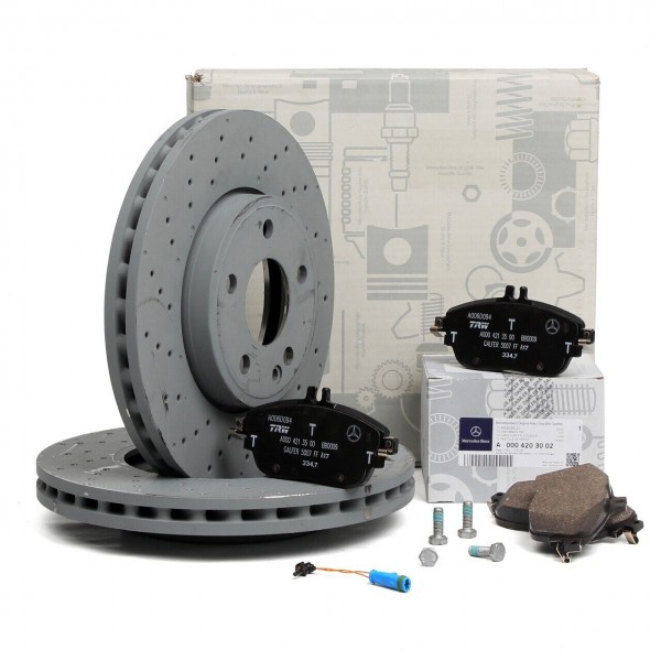 KIt Freno Eje delantero ORIGINAL MERCEDES-BENZ CLA X117 A2464212512 A0004209104