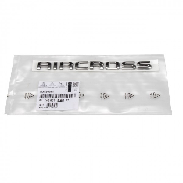 Emblema logotipo 'Aircross' ORIGINAL CITRÖEN C3 Aircross II, YQ00101880