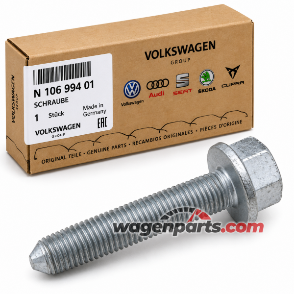 Tornillo hexagonal M10X50 ORIGINAL SEAT AUDI SKODA VW, N10699401