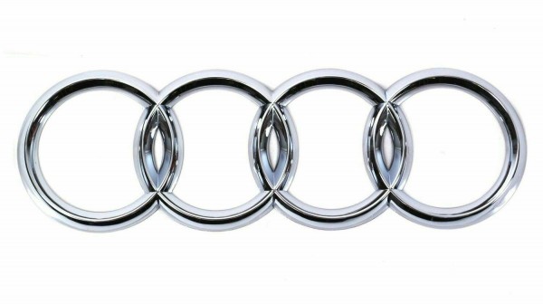 Emblema logotipo 'AUDI' Aros cromo-brillante ORIGINAL AUDI A3/S3 Q2 TT TTRS R8 8V0853742 2ZZ
