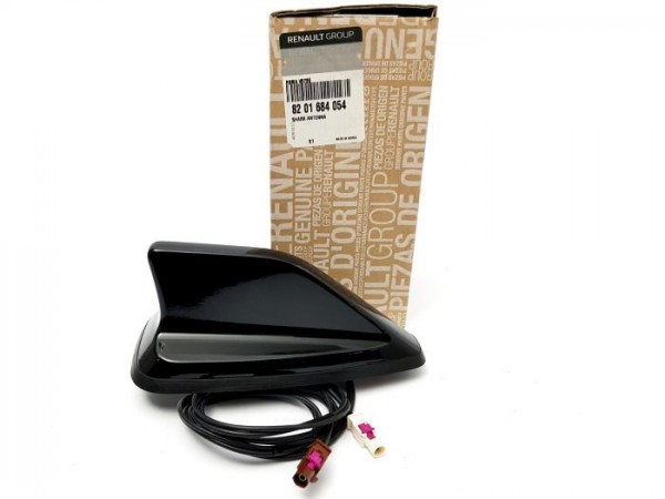 Antena de techo color negro ORIGINAL RENAULT, 8201684054