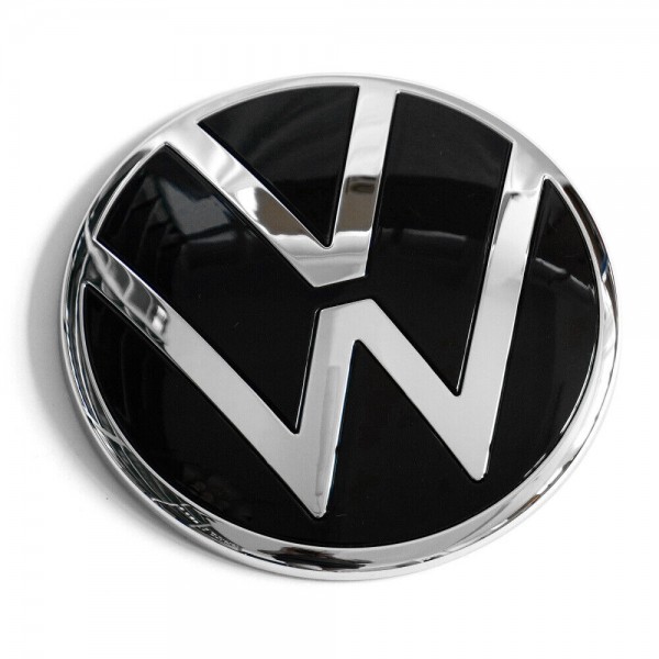 Emblema símbolo 'VW' cromo negro brillante plateado ORIGINAL VW Caddy V (SB) 2K7853630DPJ