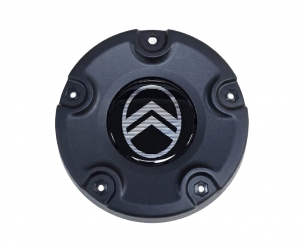 Tapacubo negro Cornelie con logo 2025 Citroën - Ami, Berlingo (K9), 98521965XT