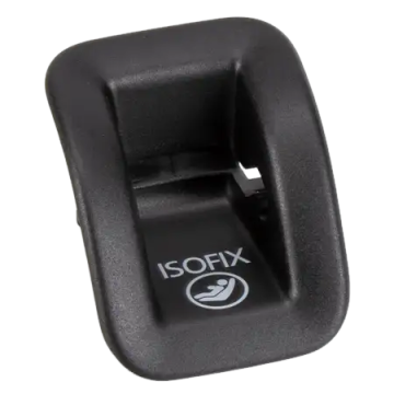 Cubierta manguito montaje ISOFIX asiento niños soul (negro) ORIGINAL AUDI Q3 (8U) 8U0887233B4PK