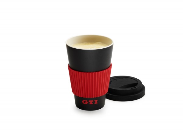 Vaso Biodegradable reutilizable en diseño GTI ORIGINAL VW, 5HV069601