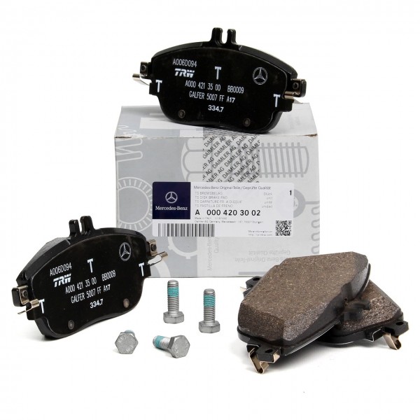 Juego de 4 pastillas Freno delanteras Original MERCEDES-BENZ A0004203002