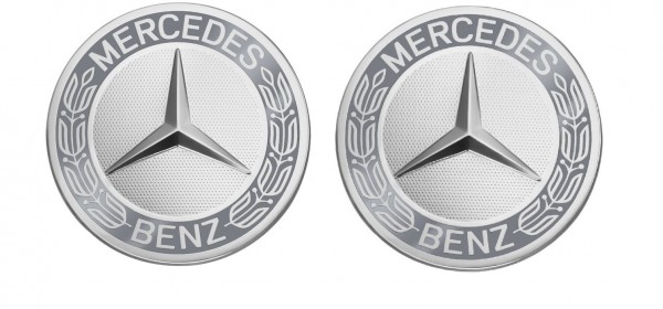Embellecedor (2 udes) Original Mercedes-Benz llantas Aluminio Estrella con corona de laurel A1714000
