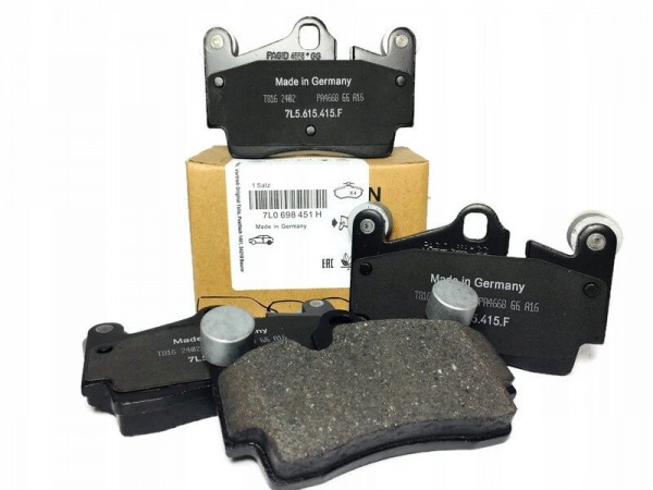 Juego 4 pastillas Freno ECO traseras ORIGINAL VW AUDI, 7L0698451H