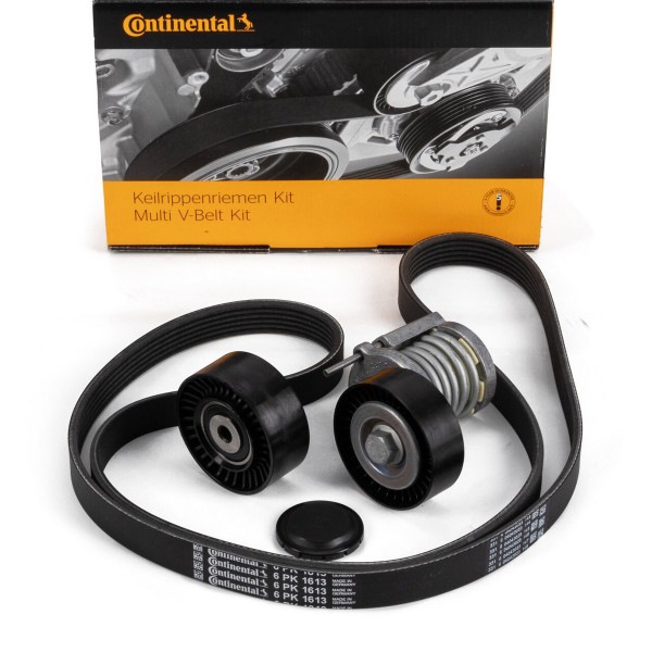 Juego de Correas CONTITECH trapeciales poli V,6PK1613K1