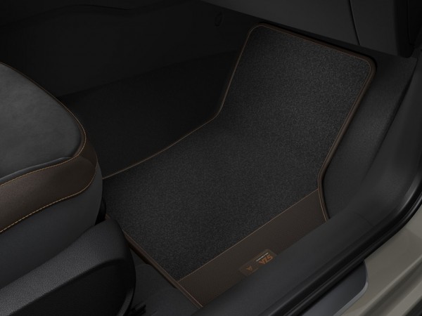 Juego (4 udes) Alfombrillas Textil CUPRA VZ5 Marrone CUPRA Formentor, 5FG863011RLOE